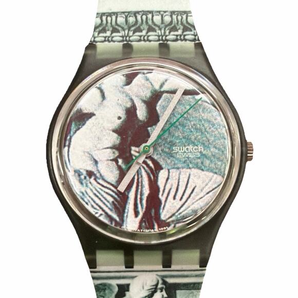 Vintage Swatch Watch CUPYDUS GG112 1991 Rare Swiss Made Quartz Collectible NOS - Picture 1 of 9